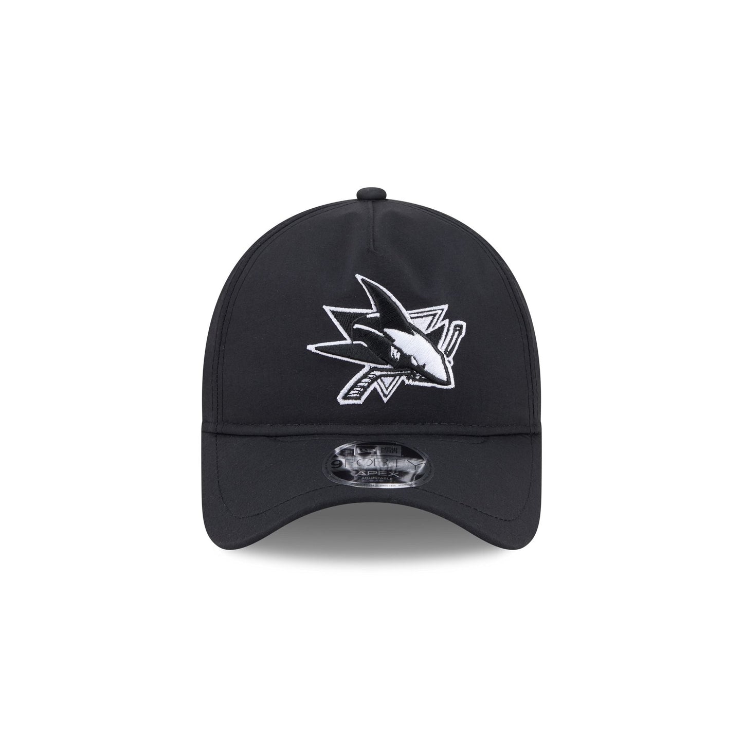 San Jose Sharks Black 9FORTY APEX Snapback Hat