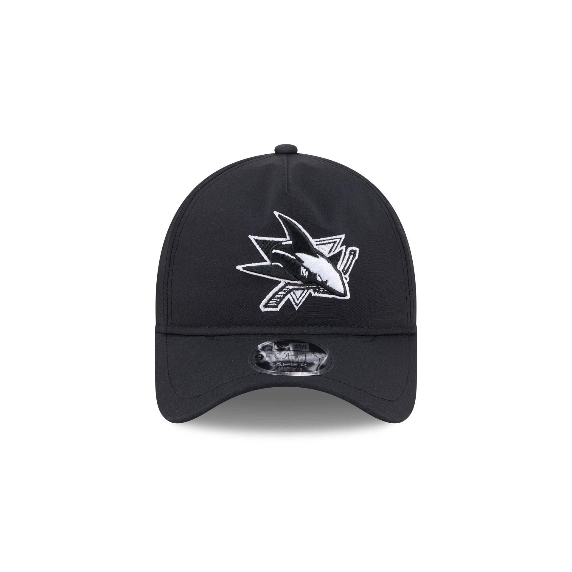 San Jose Sharks Black 9FORTY APEX Snapback Hat