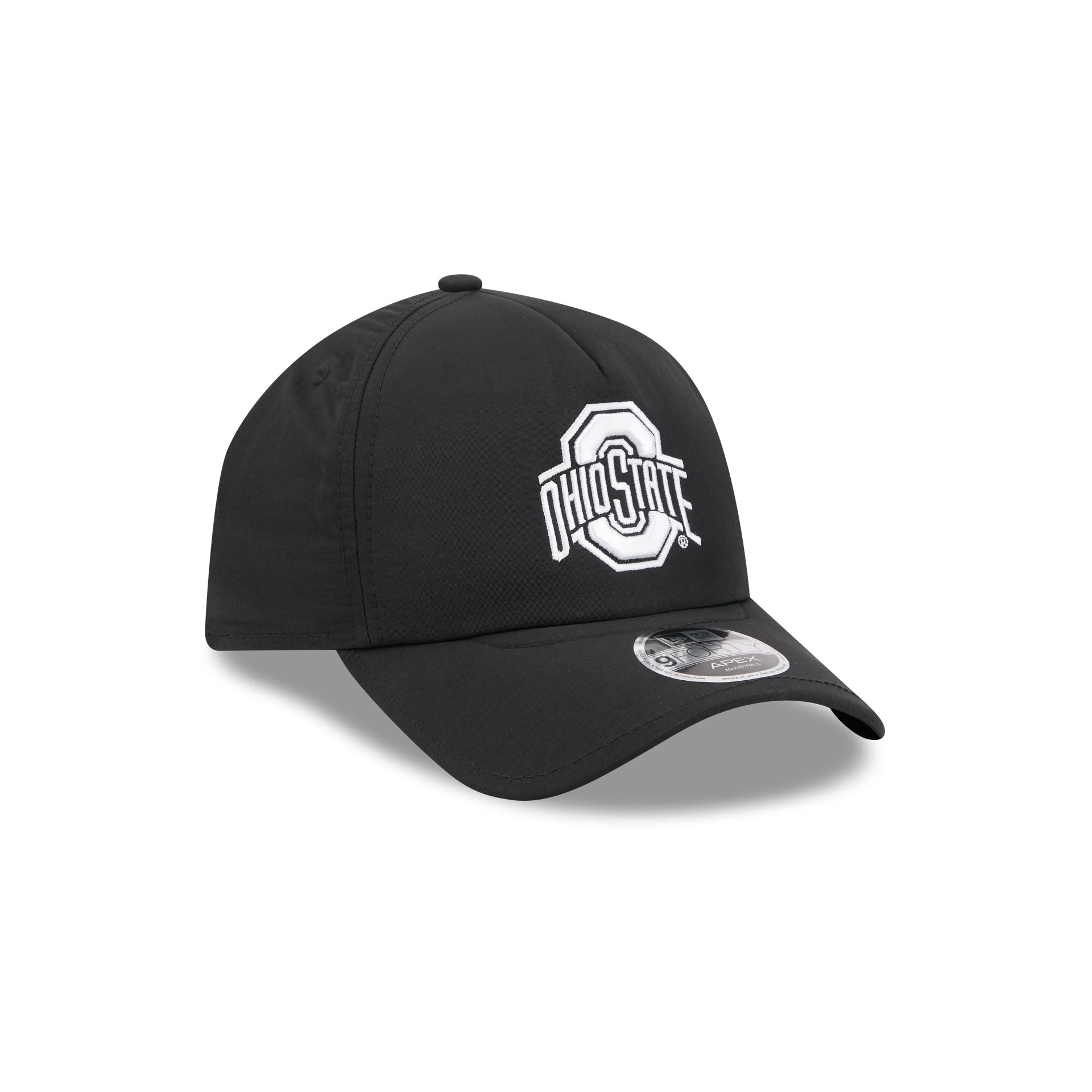 Ohio State Buckeyes Black 9FORTY APEX Snapback Hat