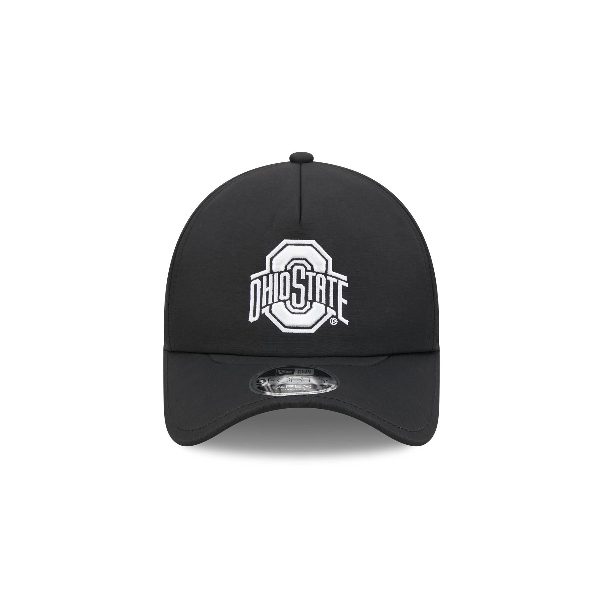 Ohio State Buckeyes Black 9FORTY APEX Snapback Hat