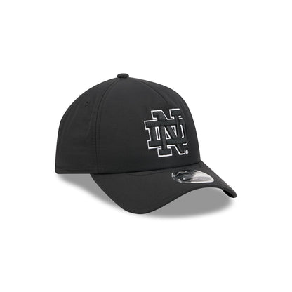 Notre Dame Fighting Irish Black 9FORTY APEX Snapback Hat