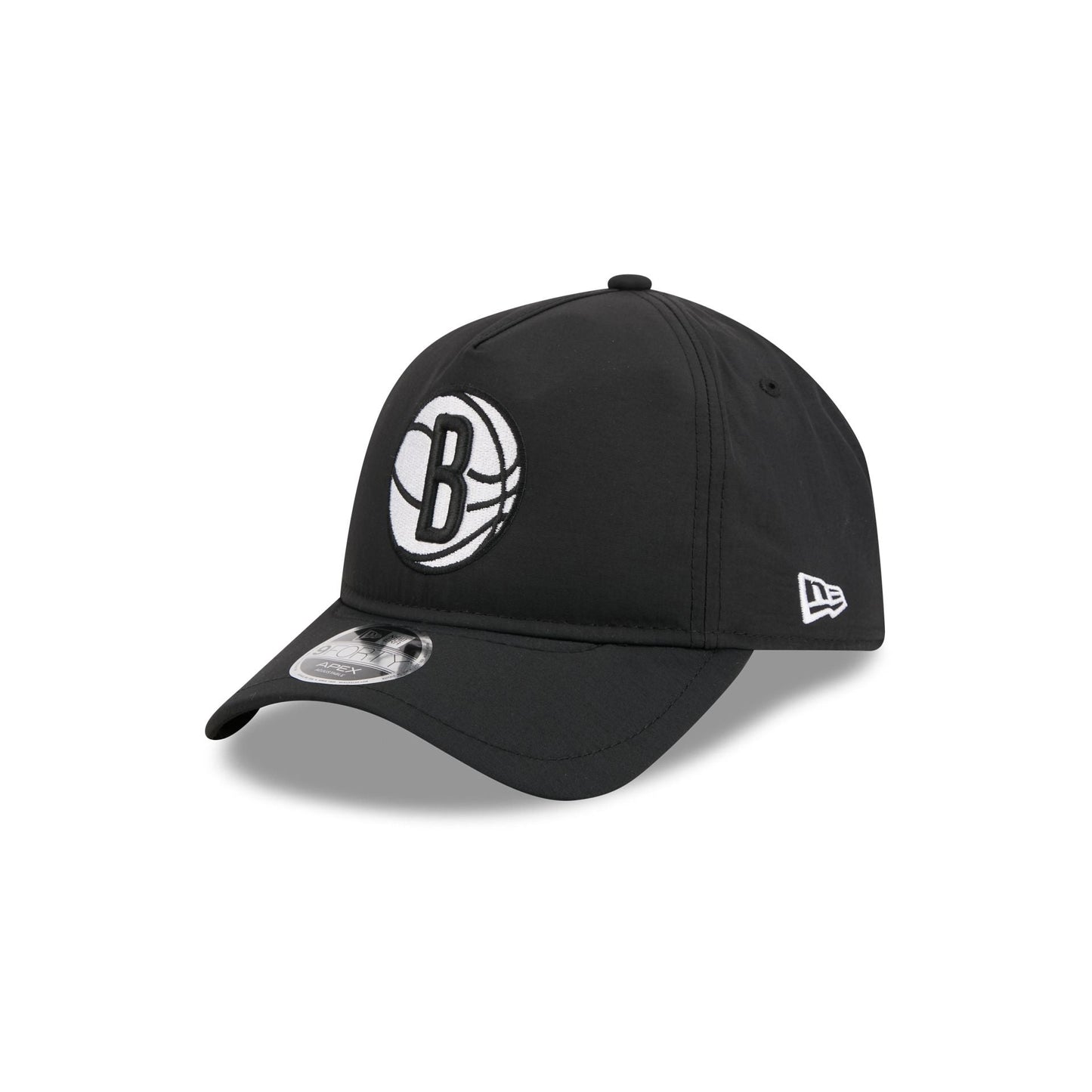 Brooklyn Nets Black 9FORTY APEX Snapback Hat