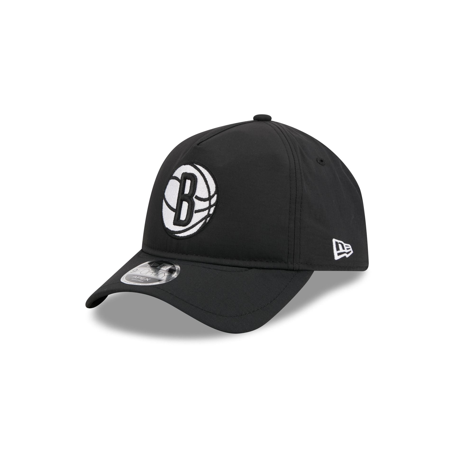 Brooklyn Nets Black 9FORTY APEX Snapback Hat