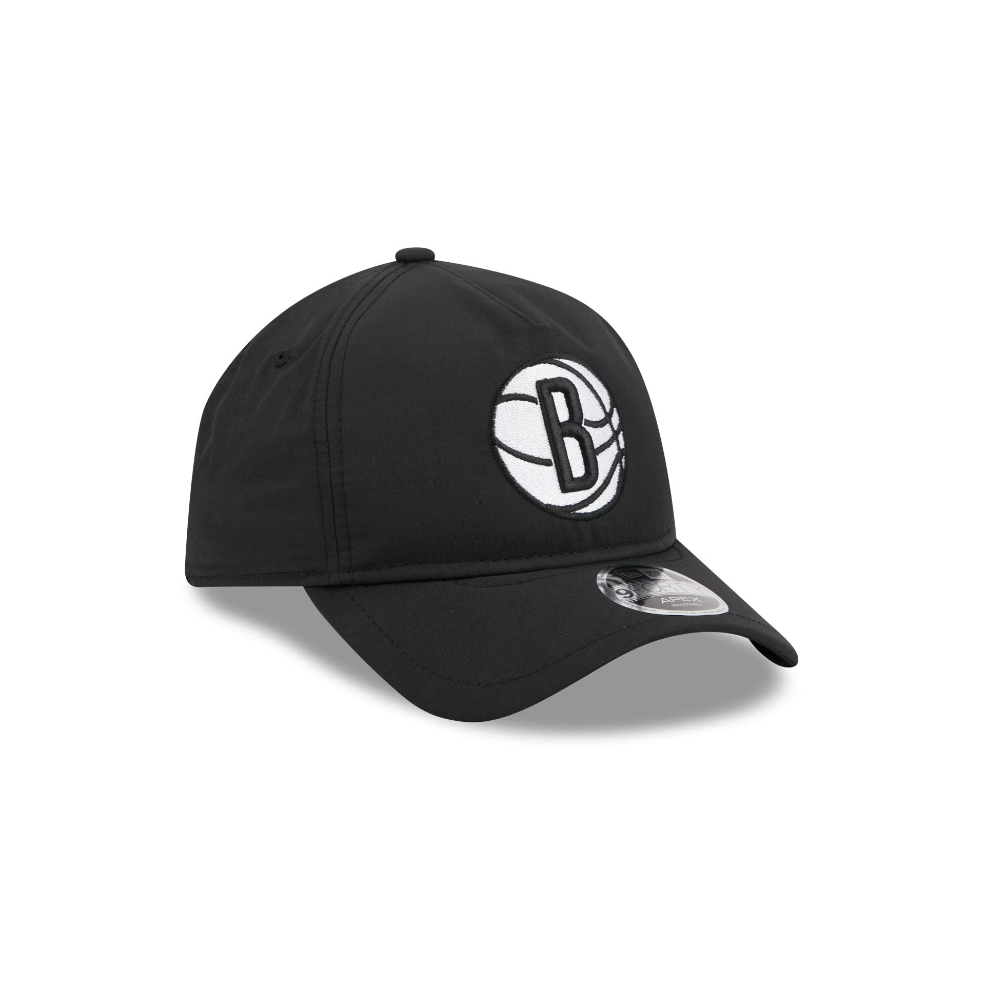 Brooklyn Nets Black 9FORTY APEX Snapback Hat