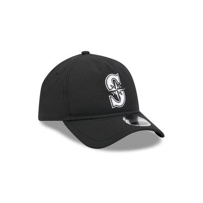 Seattle Mariners Black 9FORTY APEX Snapback Hat