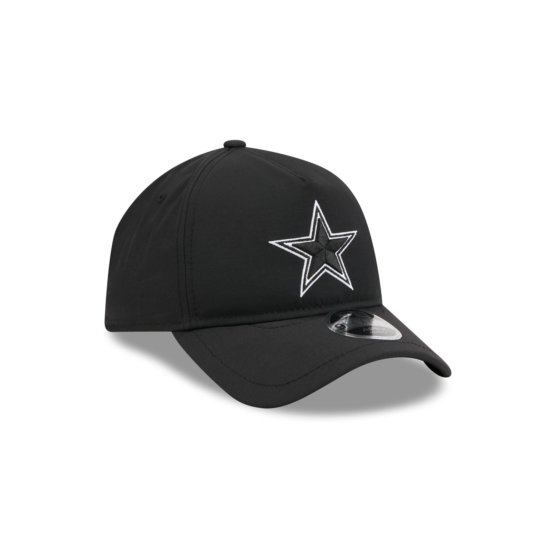Dallas Cowboys Black 9FORTY APEX Snapback Hat