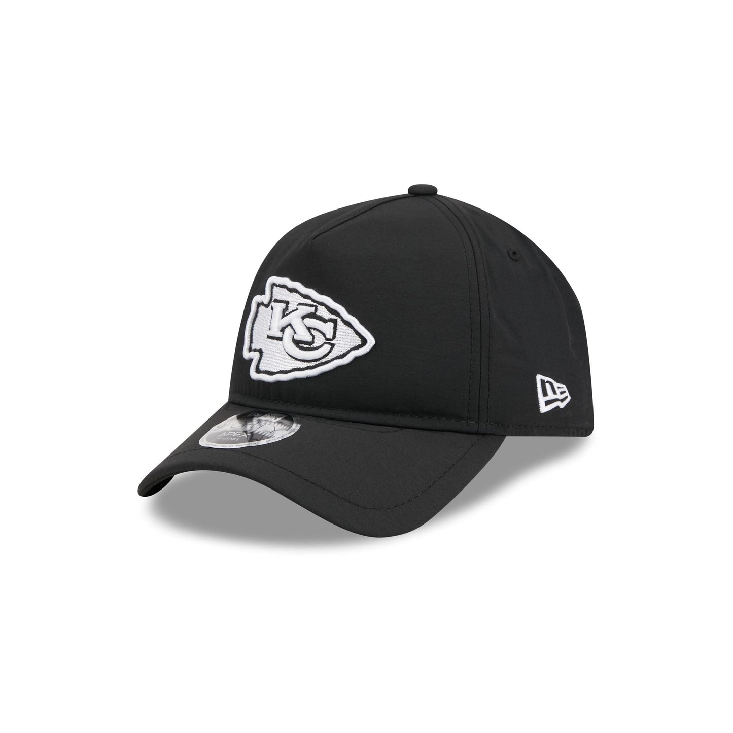 Kansas City Chiefs Black 9FORTY APEX Snapback Hat