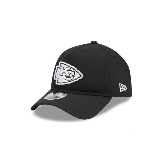 Kansas City Chiefs Black 9FORTY APEX Snapback Hat