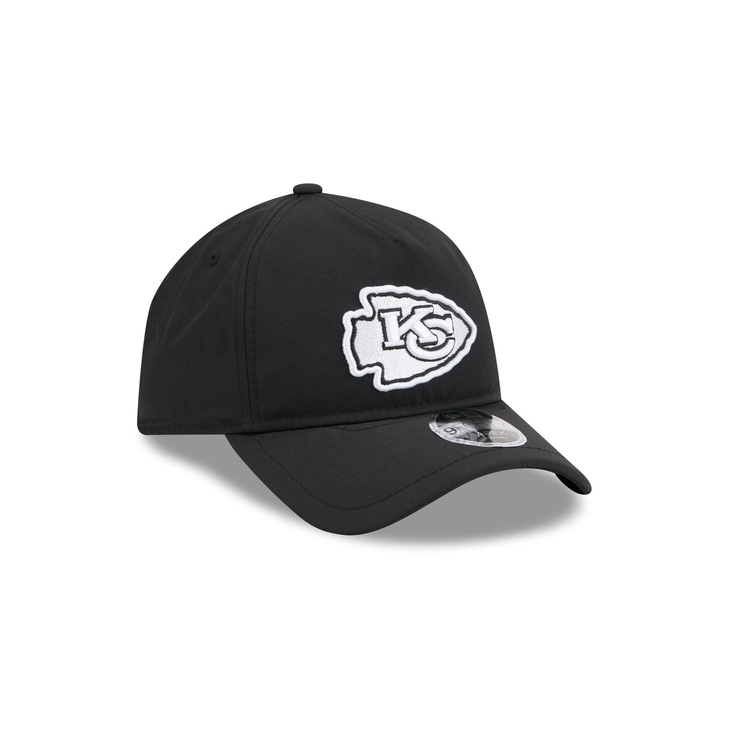 Kansas City Chiefs Black 9FORTY APEX Snapback Hat