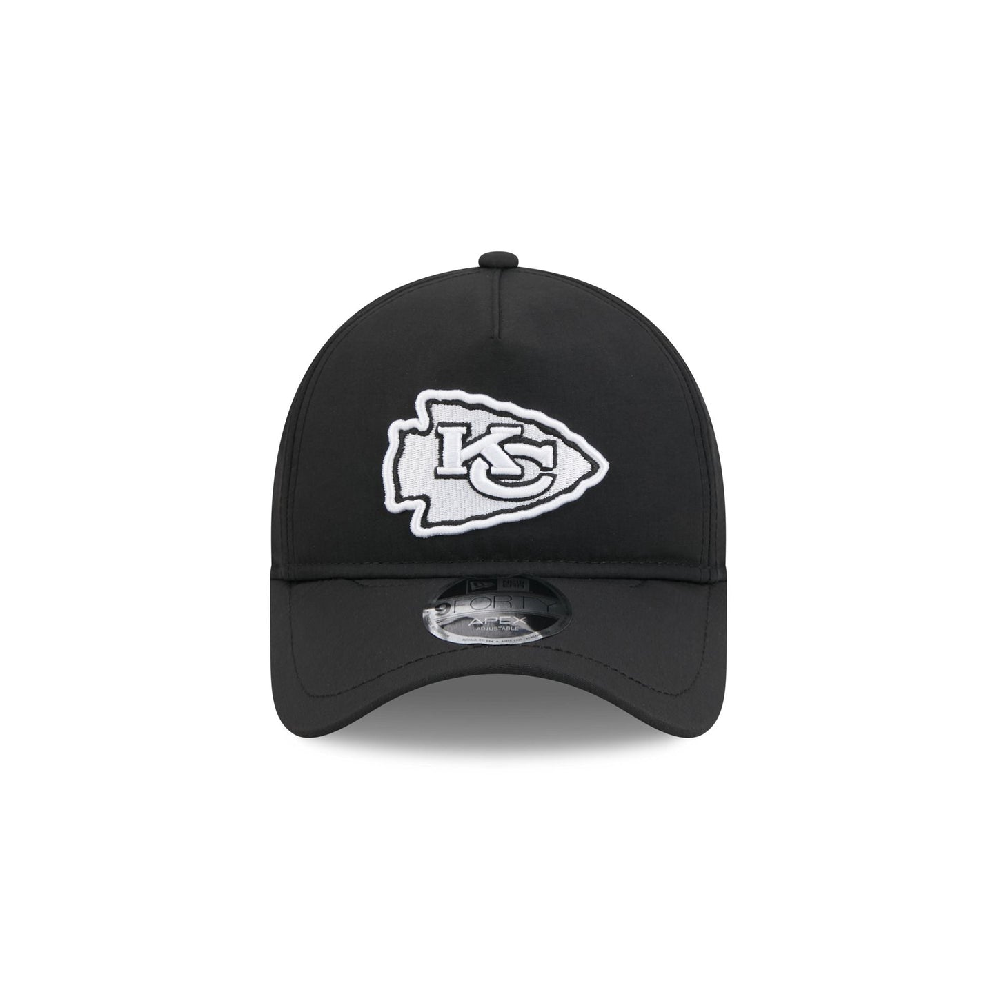Kansas City Chiefs Black 9FORTY APEX Snapback Hat