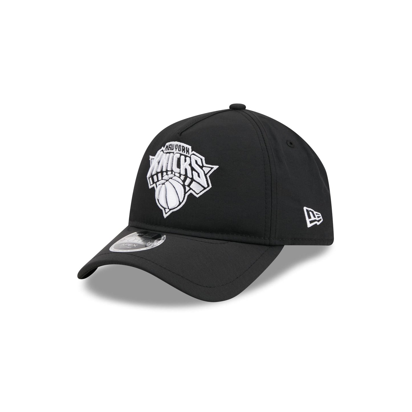 New York Knicks Black 9FORTY APEX Snapback Hat