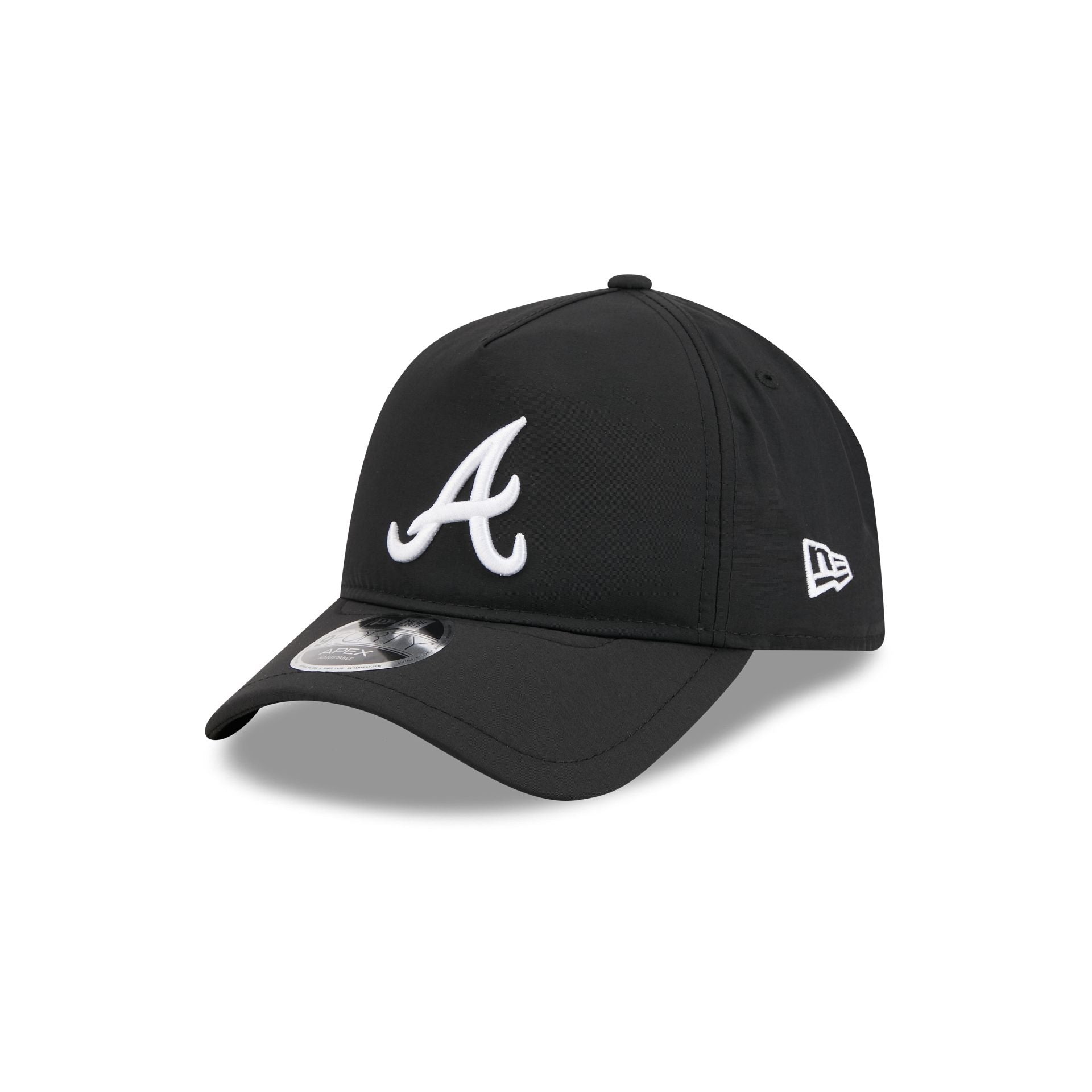 Atlanta Braves Black 9FORTY APEX Snapback Hat