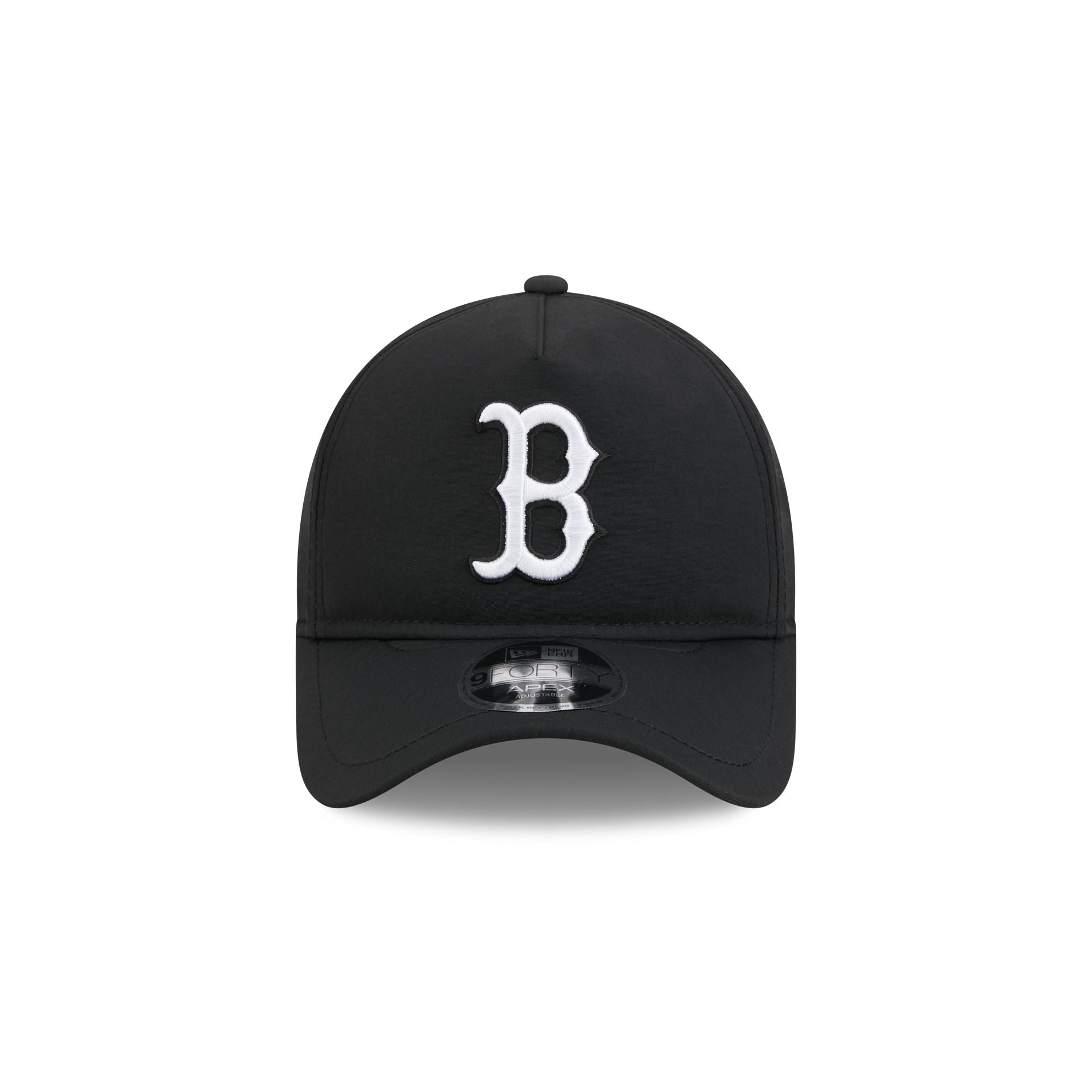 Boston Red Sox Black 9FORTY APEX Snapback Hat