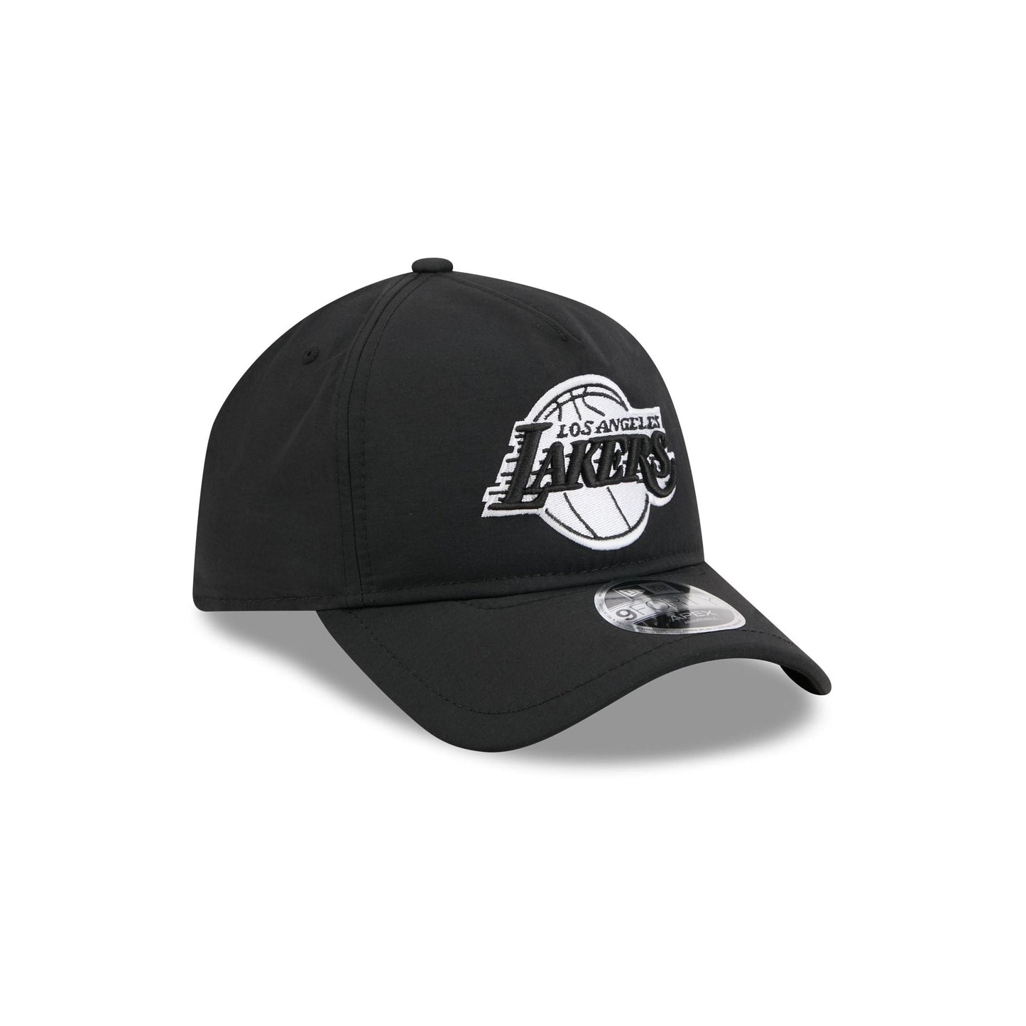 Los Angeles Lakers Black 9FORTY APEX Snapback Hat