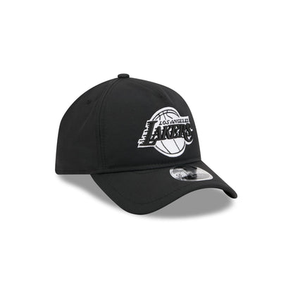 Los Angeles Lakers Black 9FORTY APEX Snapback Hat
