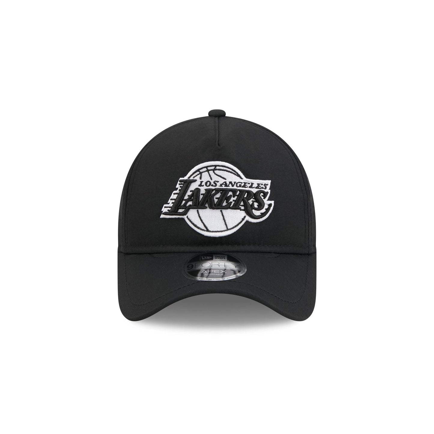 Los Angeles Lakers Black 9FORTY APEX Snapback Hat