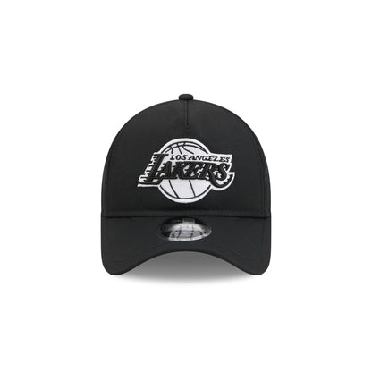 Los Angeles Lakers Black 9FORTY APEX Snapback Hat