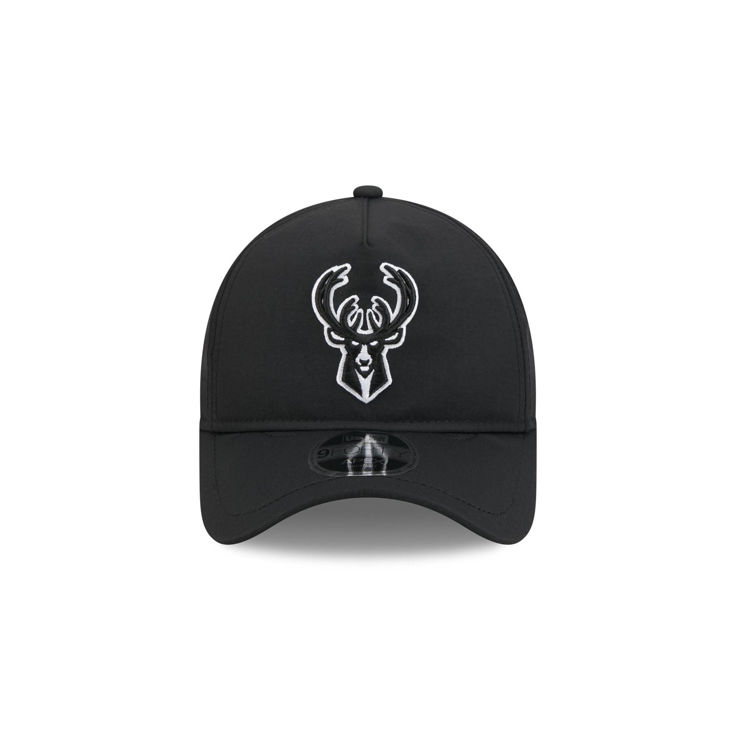 Milwaukee Bucks Black 9FORTY APEX Snapback Hat