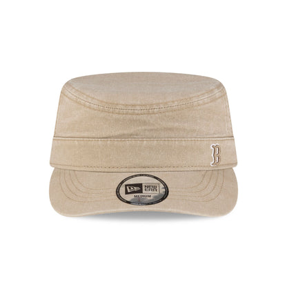 Boston Red Sox Pigment Dye Khaki Military Cap