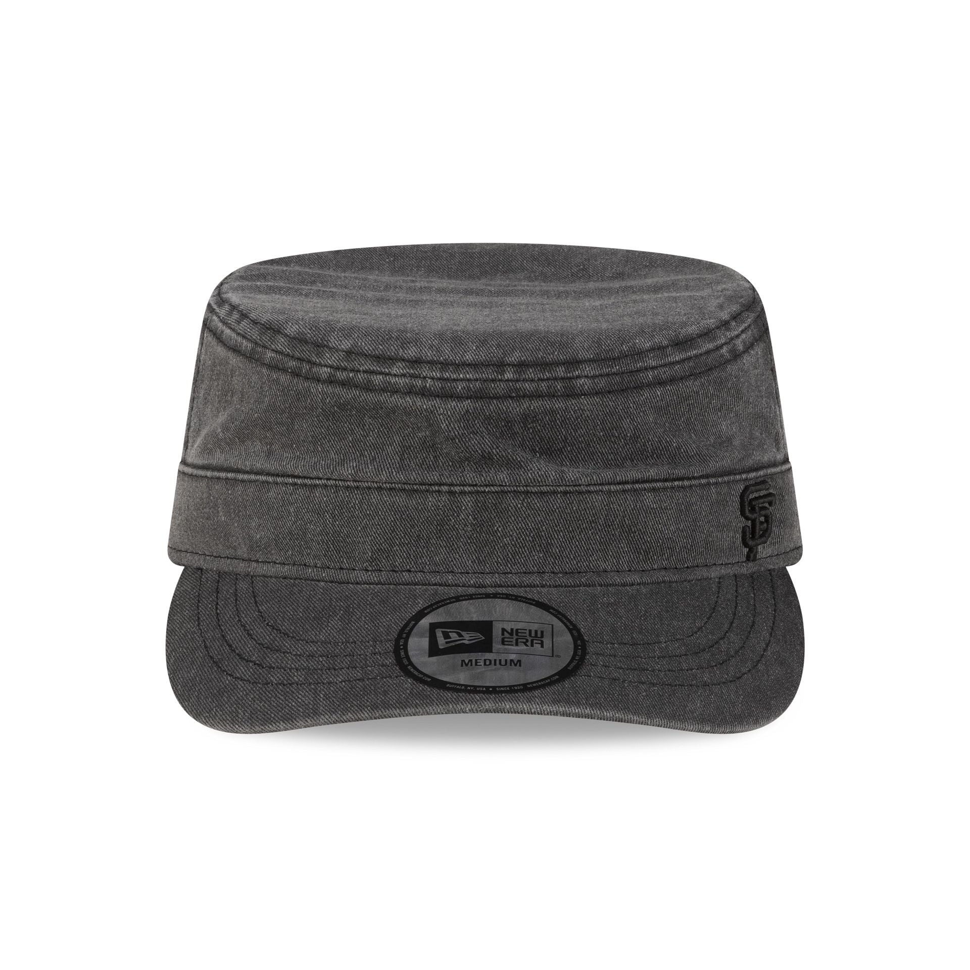 San Francisco Giants Pigment Dye Black Military Cap