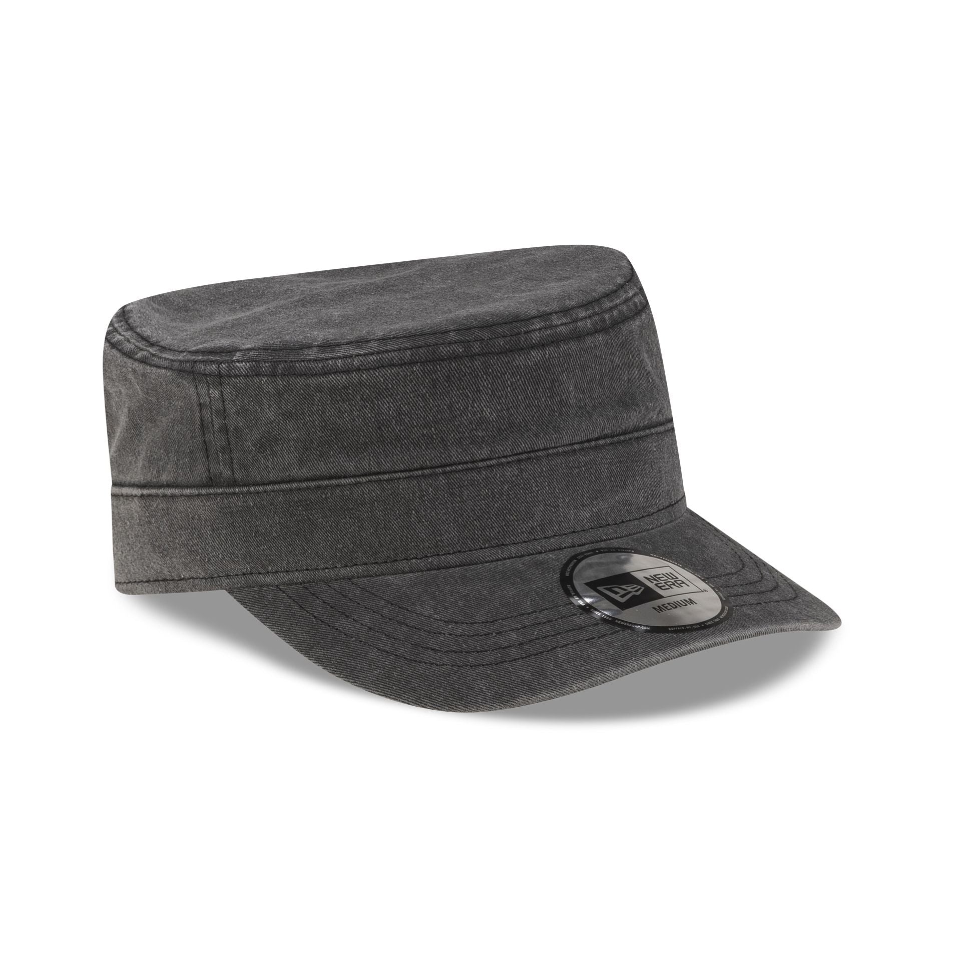 New York Mets Pigment Dye Black Military Cap