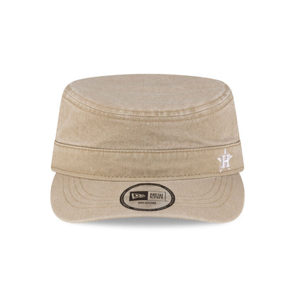 Houston Astros Pigment Dye Khaki Military Cap