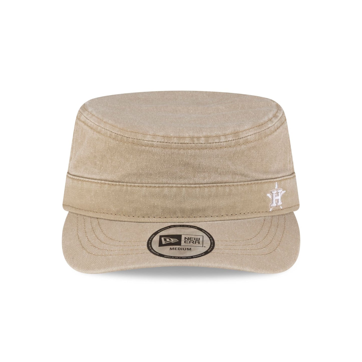 Houston Astros Pigment Dye Khaki Military Cap