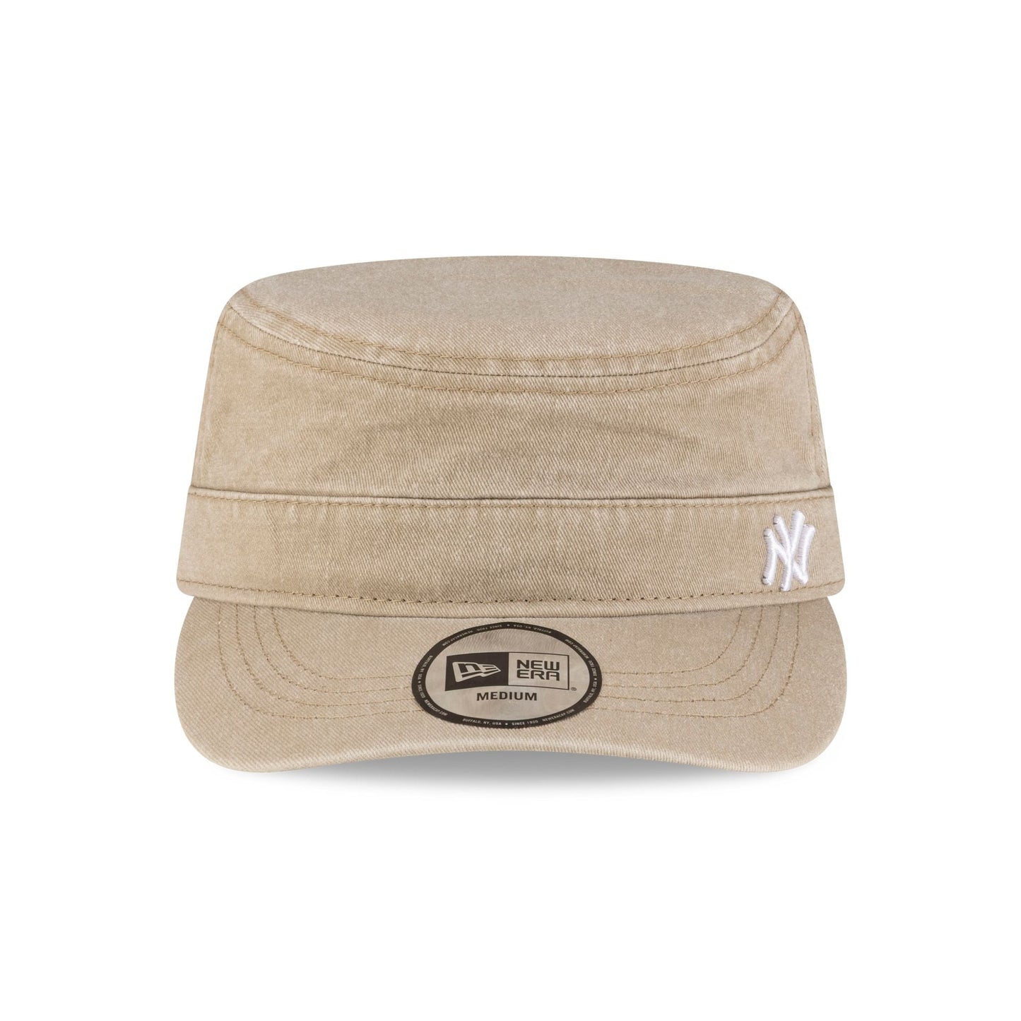 New York Yankees Pigment Dye Khaki Military Cap