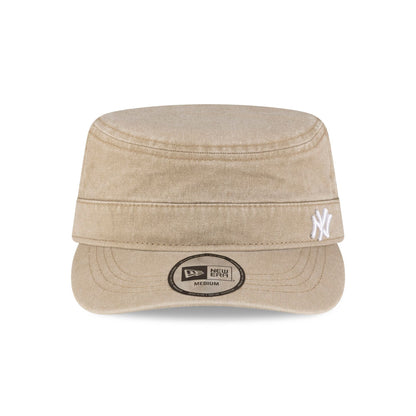 New York Yankees Pigment Dye Khaki Military Cap