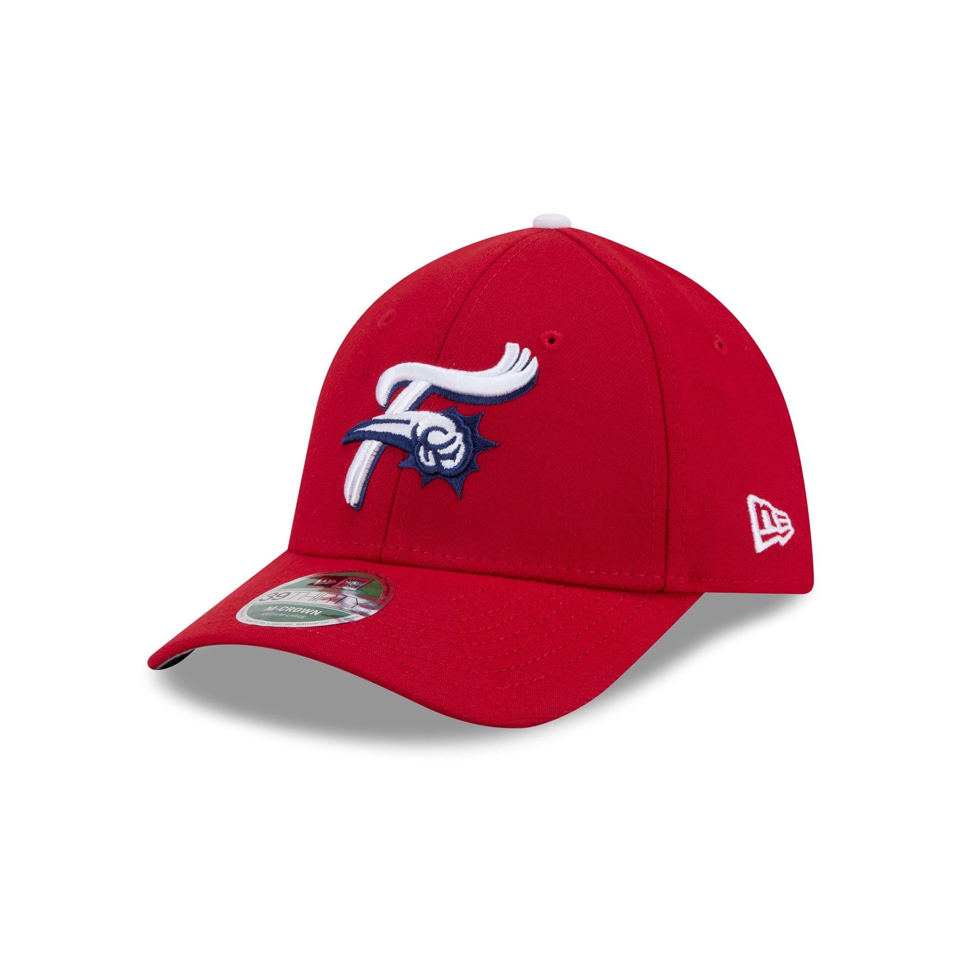Reading Fightin Phils Authentic Collection Player Replica 39THIRTY M-Crown Stretch Fit Hat