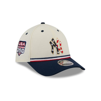 New York Yankees Independence Day 2026 39THIRTY M-Crown Stretch Fit Hat