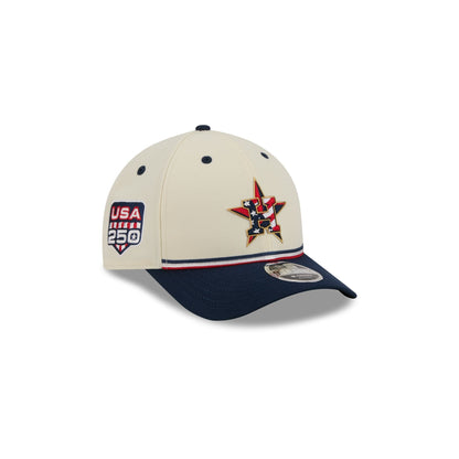 Houston Astros Independence Day 2026 Kids 9FORTY M-Crown Snapback Hat