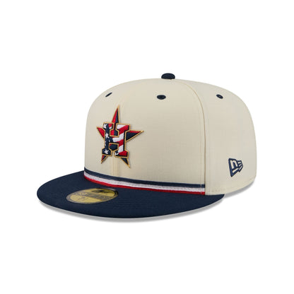 Houston Astros Independence Day 2026 59FIFTY Fitted Hat