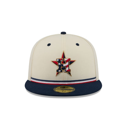 Houston Astros Independence Day 2026 59FIFTY Fitted Hat