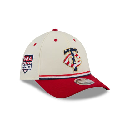 Minnesota Twins Independence Day 2026 39THIRTY M-Crown Stretch Fit Hat