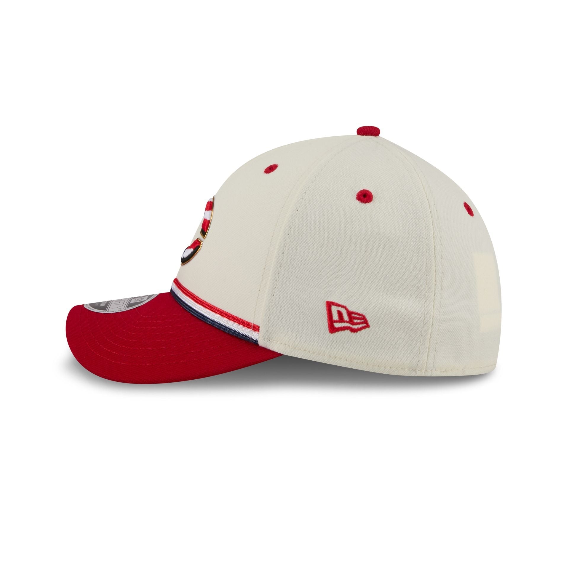 Cincinnati Reds Independence Day 2026 39THIRTY M-Crown Stretch Fit Hat