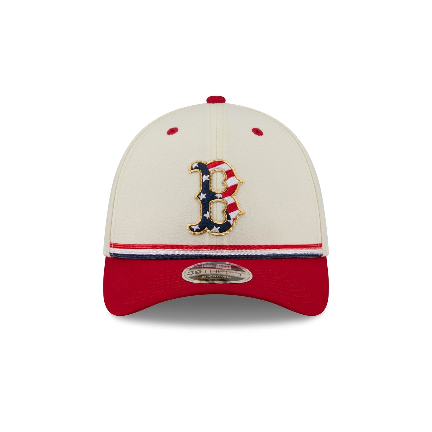 Boston Red Sox Independence Day 2026 39THIRTY M-Crown Stretch Fit Hat