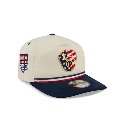 Milwaukee Brewers Independence Day 2026 19TWENTY Snapback Hat