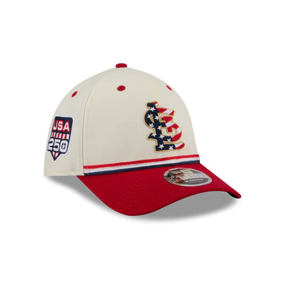 St. Louis Cardinals Independence Day 2026 39THIRTY M-Crown Stretch Fit Hat