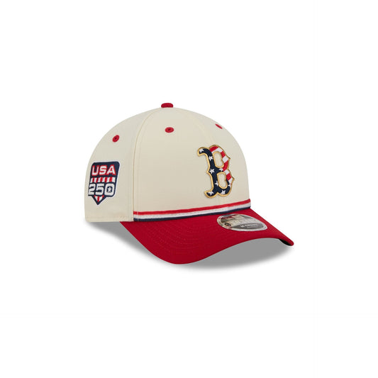Boston Red Sox Independence Day 2026 Kids 9FORTY M-Crown Snapback Hat