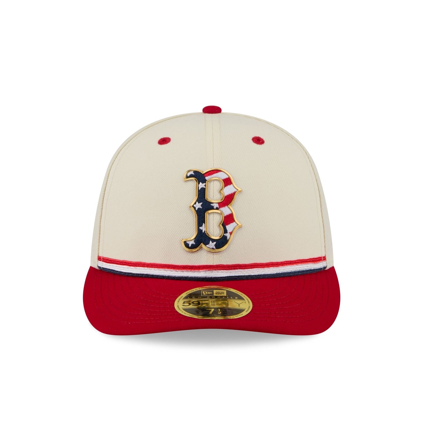Boston Red Sox Independence Day 2026 Low Profile 59FIFTY Fitted Hat