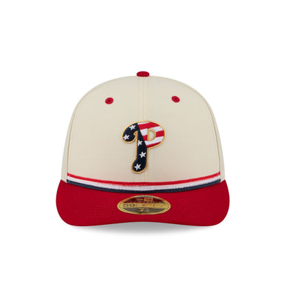 Philadelphia Phillies Independence Day 2026 Low Profile 59FIFTY Fitted Hat