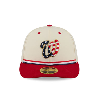 Washington Nationals Independence Day 2026 Low Profile 59FIFTY Fitted Hat