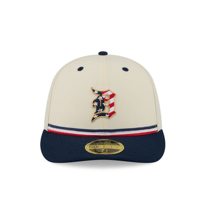 Detroit Tigers Independence Day 2026 Low Profile 59FIFTY Fitted Hat