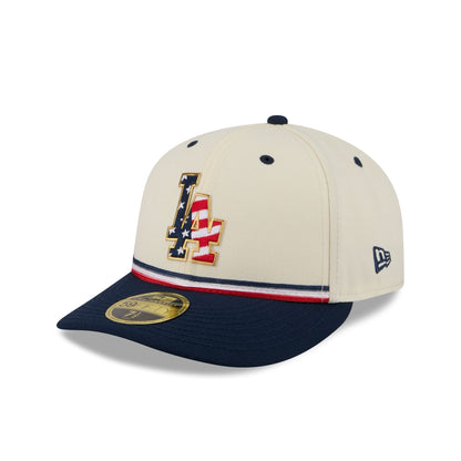 Los Angeles Dodgers Independence Day 2026 Low Profile 59FIFTY Fitted Hat