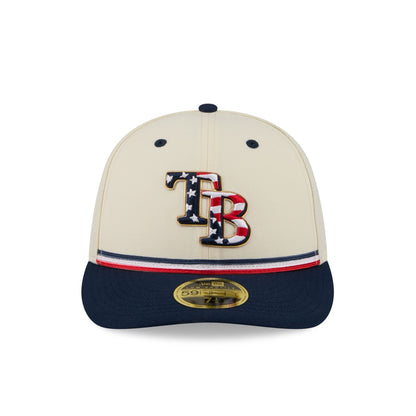 Tampa Bay Rays Independence Day 2026 Low Profile 59FIFTY Fitted Hat