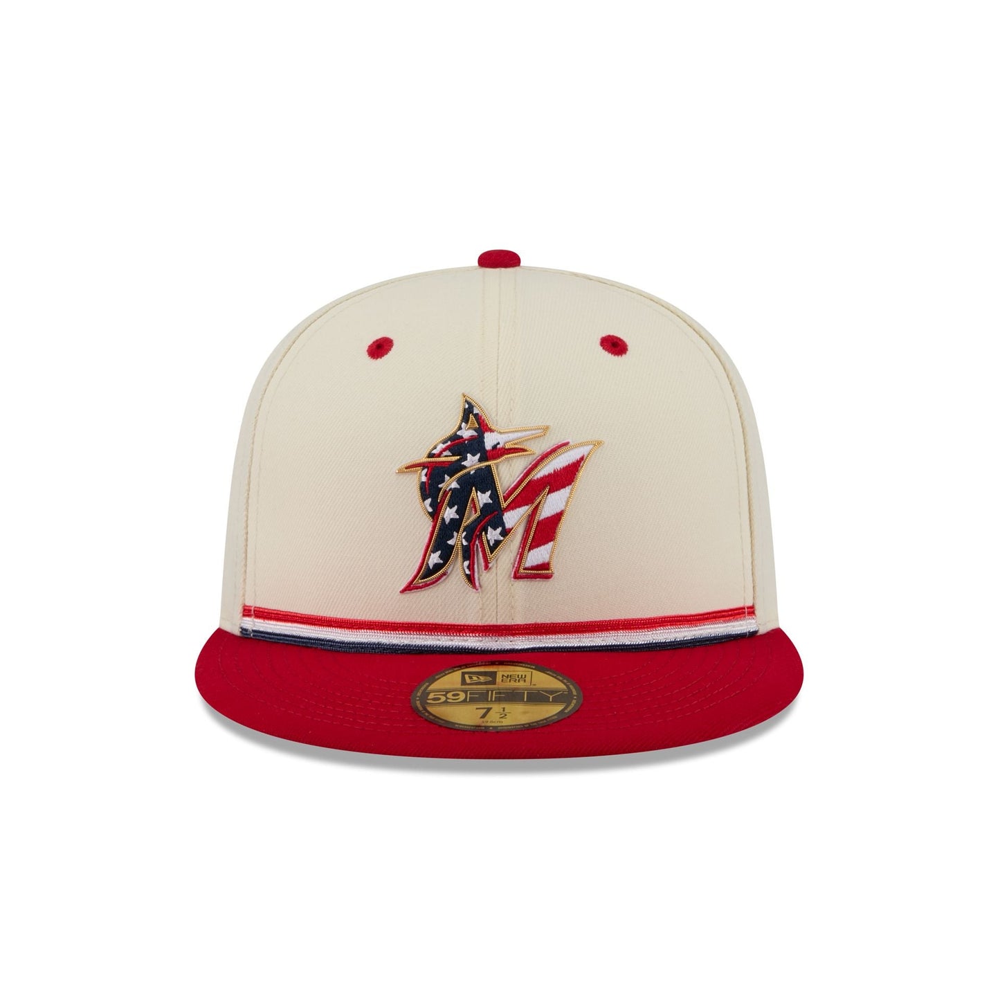 Miami Marlins Independence Day 2026 59FIFTY Fitted Hat
