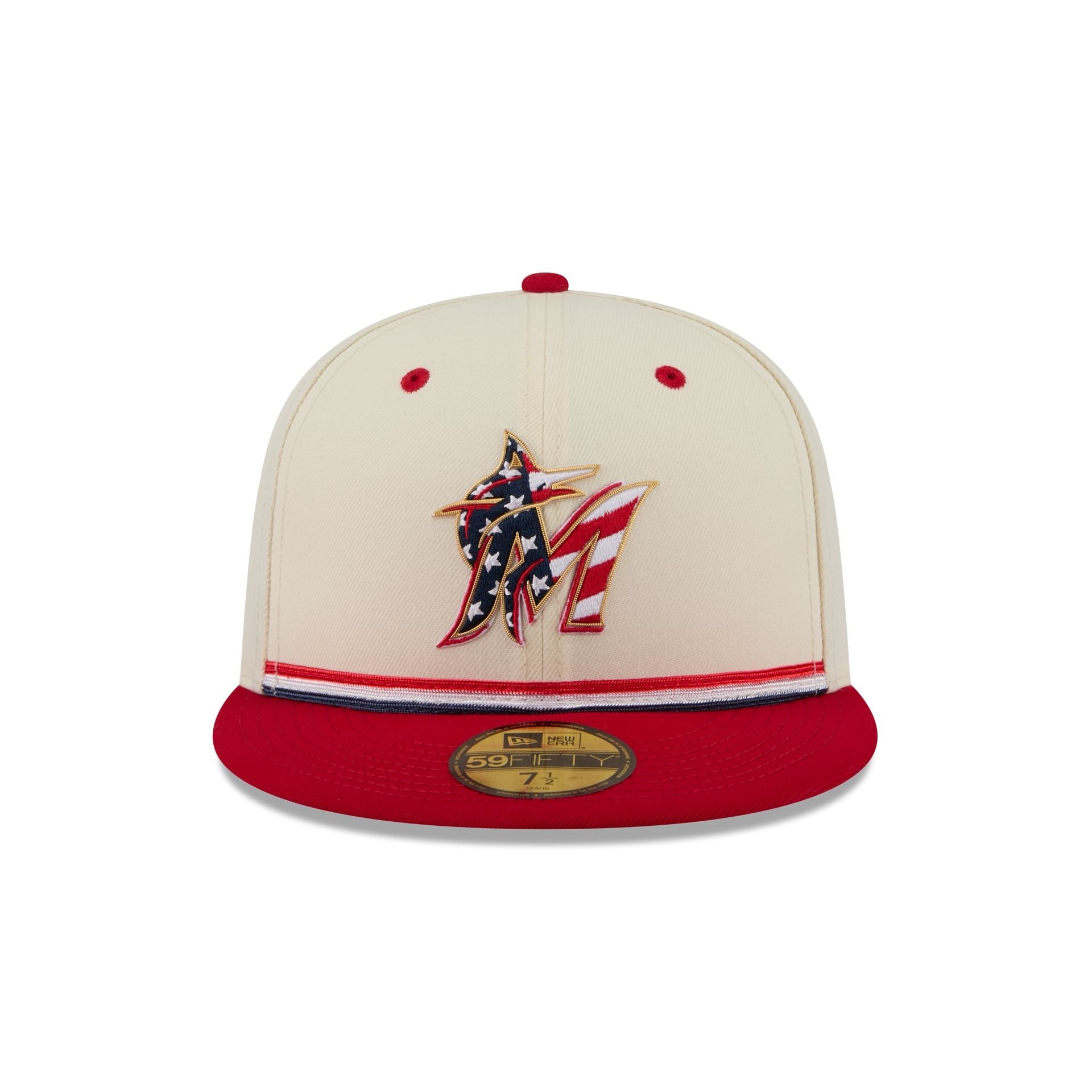 Miami Marlins Independence Day 2026 59FIFTY Fitted Hat