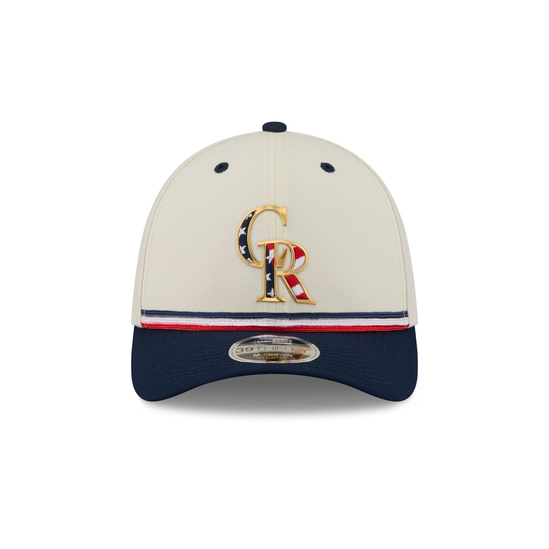 Colorado Rockies Independence Day 2026 39THIRTY M-Crown Stretch Fit Hat