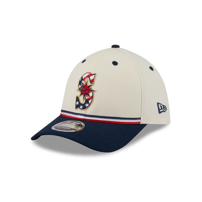 Seattle Mariners Independence Day 2026 39THIRTY M-Crown Stretch Fit Hat